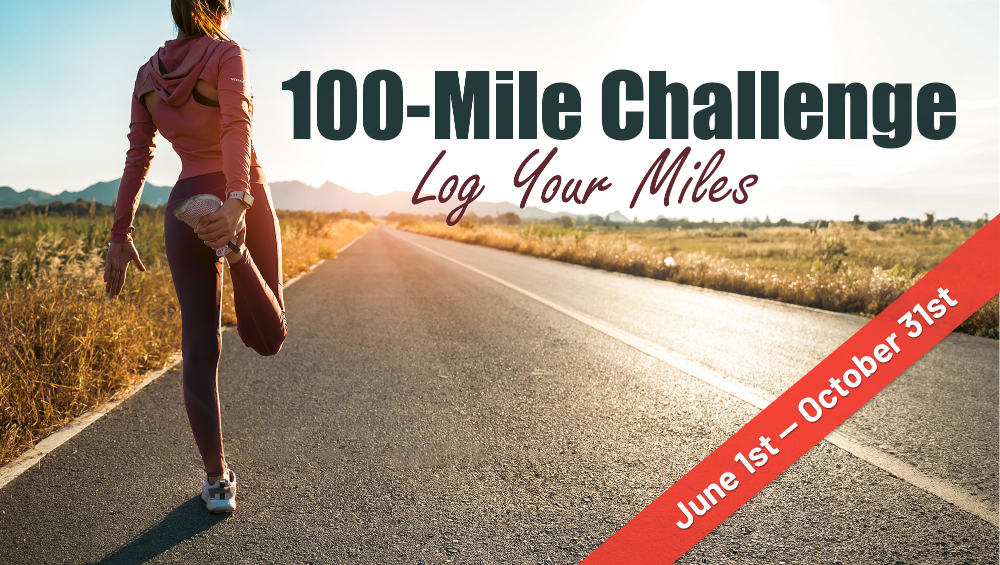 Log your miles for the 100 Mile Challenge!
