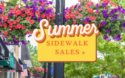 Sidewalk Sales: July 18th – 21st