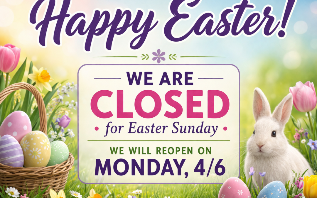 CLOSED-Easter Sunday